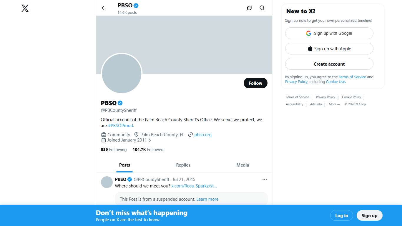 PBSO (@PBCountySheriff) / X